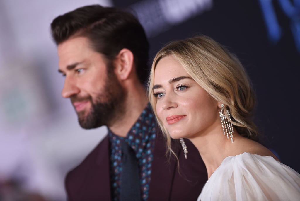 Emily Blunt and John Krasinski Mary Poppins Premiere Photos