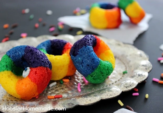 Rainbow Doughnuts