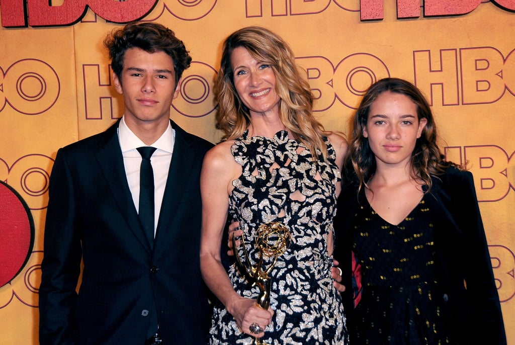 Laura Dern With Her Kids at Emmys Afterparty 2017