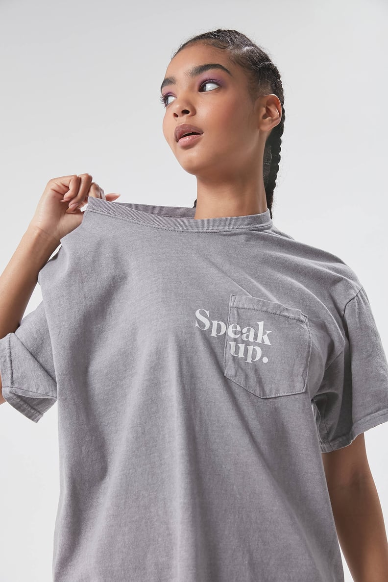 Speak Up Short Sleeve Pocket Tee