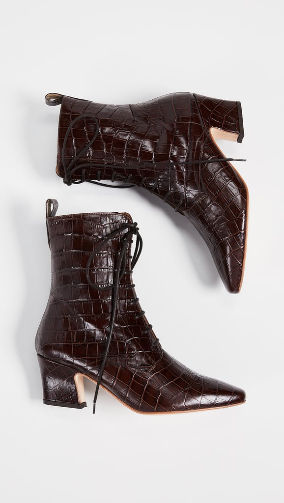 Miista Zèlie Lace Up Booties