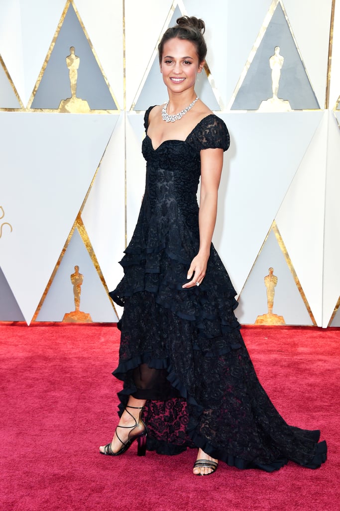 Alicia Vikander in Louis Vuitton at the 2017 Oscars