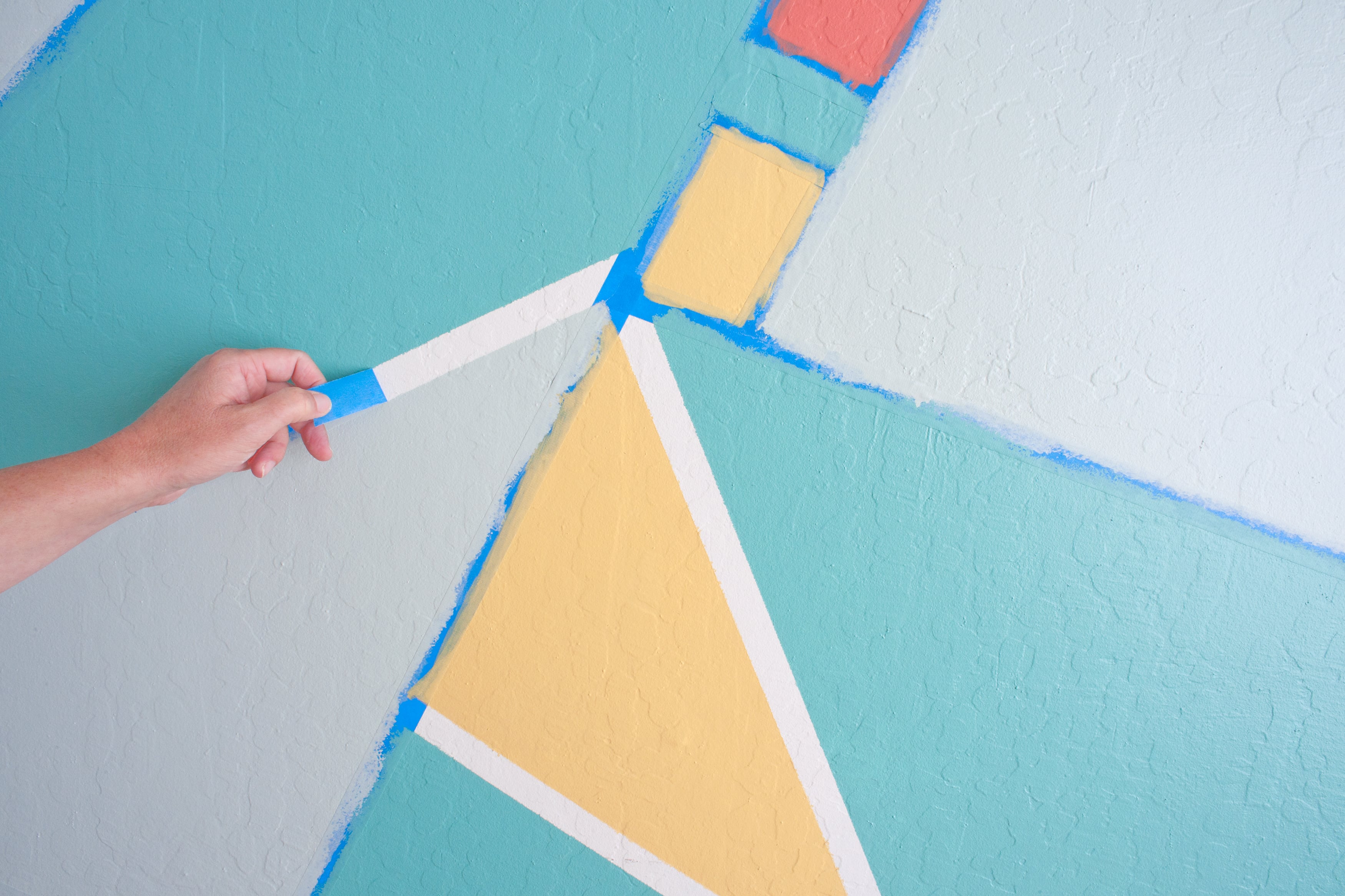 Nursery DIY: Painting a Geometric Accent Wall – Life In Mom Jeans