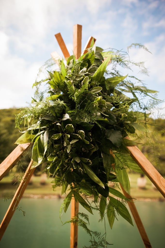 Woodsy Pink Bohemian Wedding