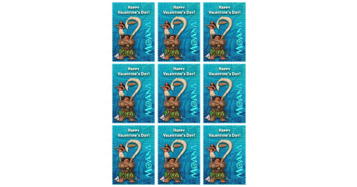 Moana-Inspired Mini Valentines | Noncandy Disney Valentine ...