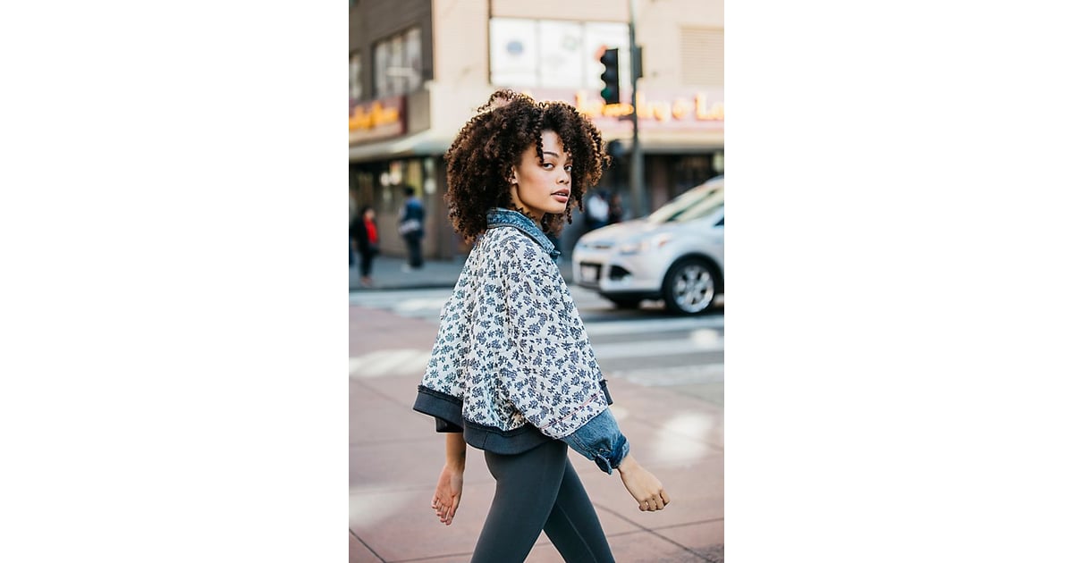 ditsy denim jacket