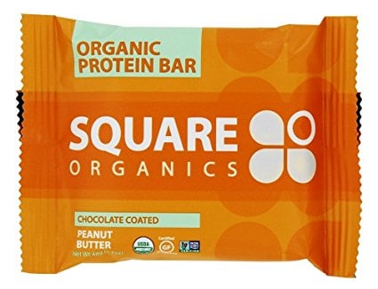 Square Organics Chocolate Coated Peanut Butter Protein Bar