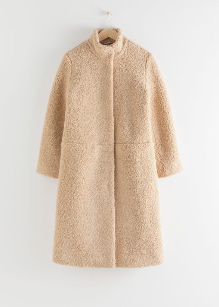 & Other Stories Faux Shearling Teddy Coat | Winter Coat and Jacket ...