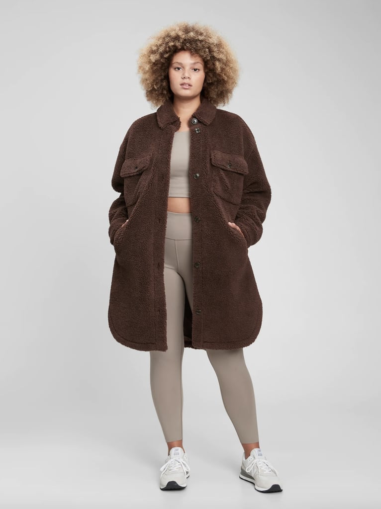A Sherpa Jacket and Relaxed Denim