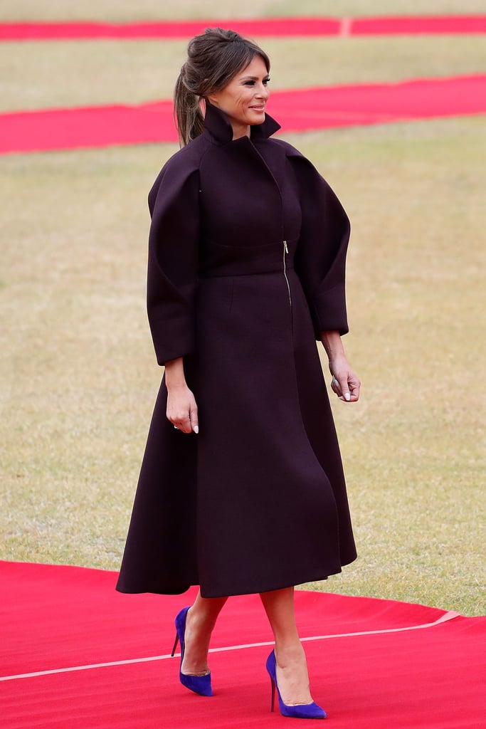 Melania in a Delpozo Coat