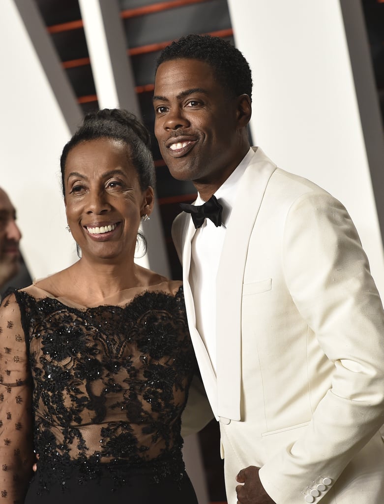 Chris Rock's date to Vanity Fair's Oscars party was his mom, Rosalie.