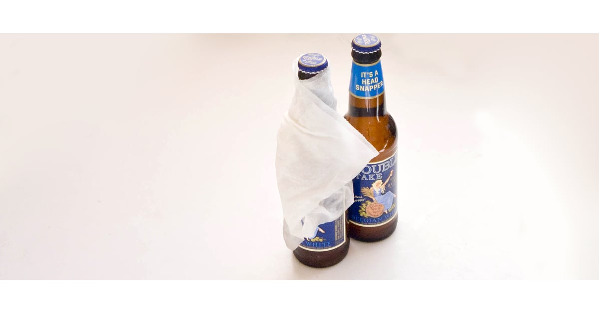 Cold Beer Paper Towel Freeze Trick POPSUGAR Smart Living