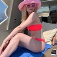 Elle Fanning Stealing This Pink Bikini From Her Sister, Dakota, Makes Us Love Her Even More