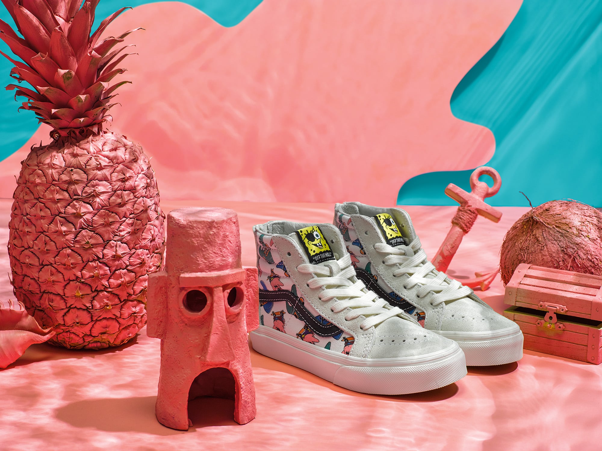 Black outlet pineapple vans