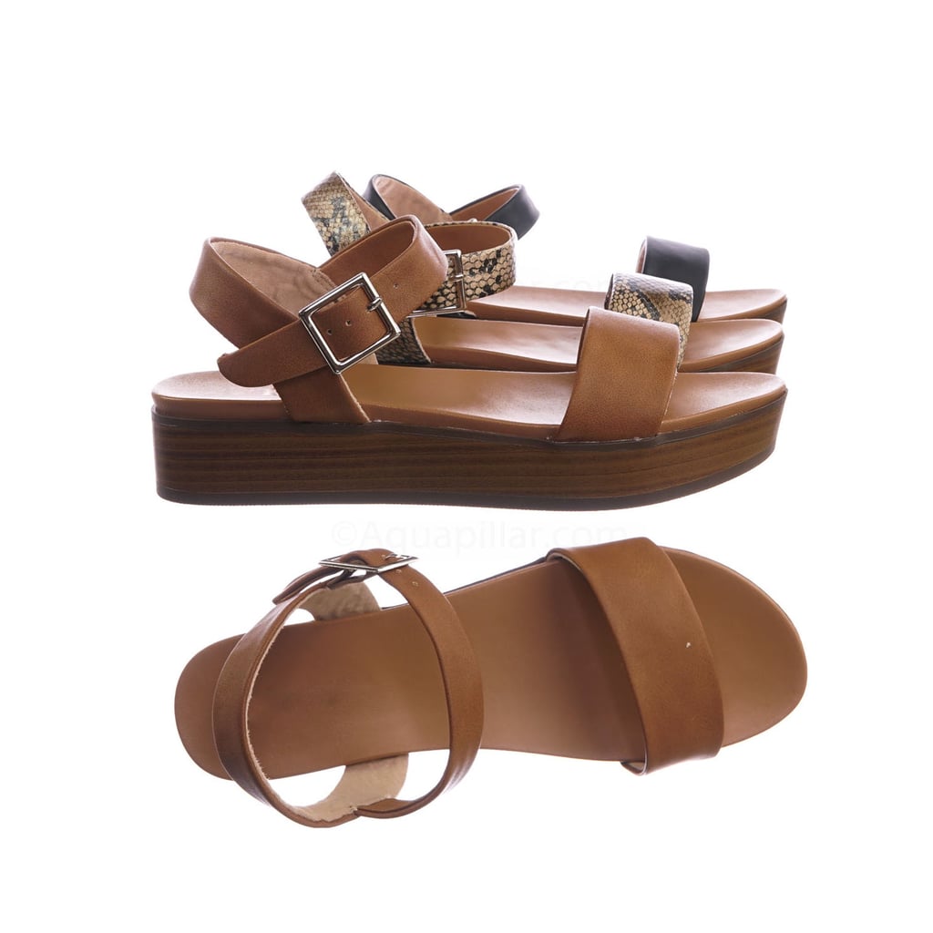 Retro Wooden Flatform Sandals