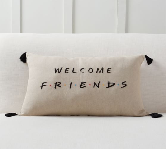Pottery Barn Friends Welcome Pillow