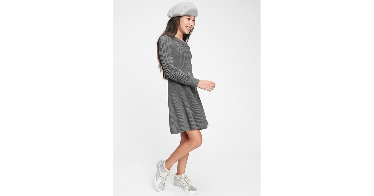 Gap cable knit deals sweater dress