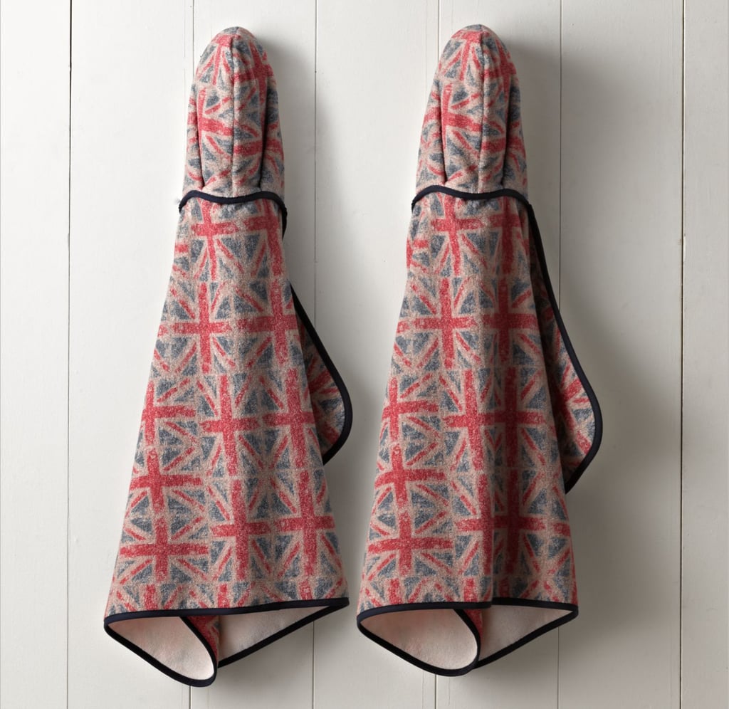 Restoration Hardware Baby & Child's Union Jack Turkish Hooded Towel ($39) would be perfect for wrapping up newborns of royal or commoner descent after bath time.