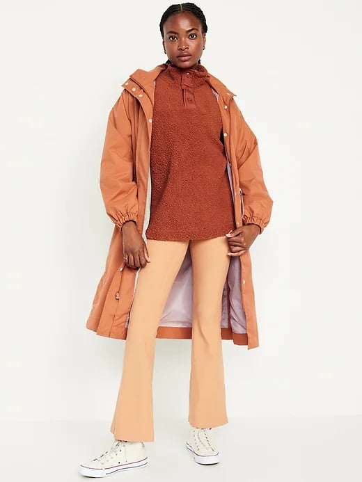 Old Navy Step-Hem Sherpa Tunic Pullover