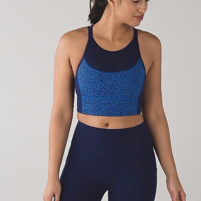 lululemon clip in long line bra