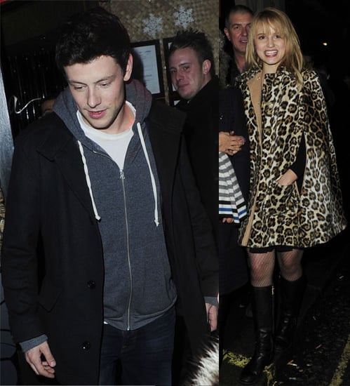 Pictures of Glee Cast at Mahiki in London, and Video of Performance on The X Factor
