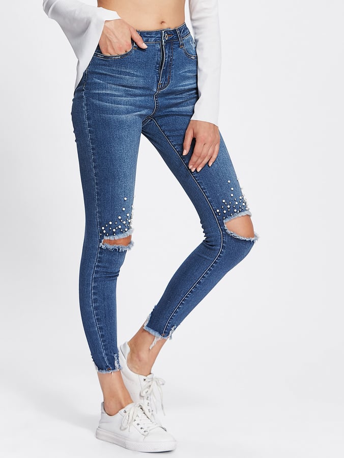 Shein Pearl Jeans