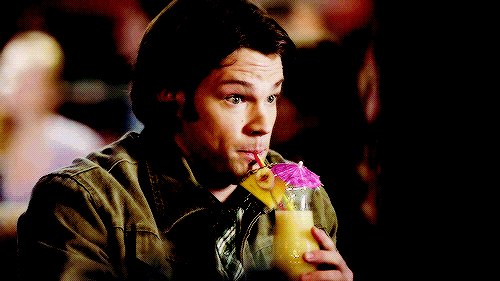 When He Proves You Can Drink an Umbrella Drink and Still Be Manly