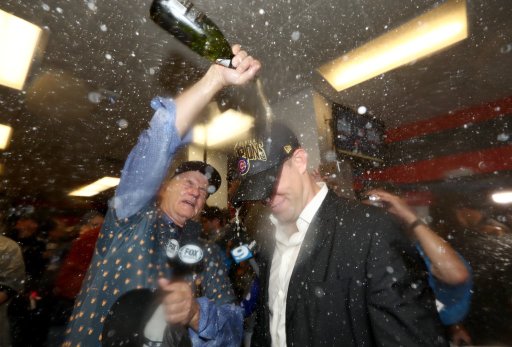 Bill Murray's Reaction to Cubs Winning World Series