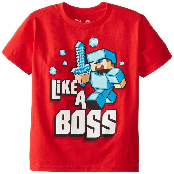Minecraft "Like a Boss" T-Shirt