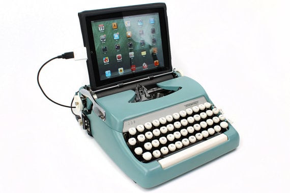 USB typewriter computer keyboard