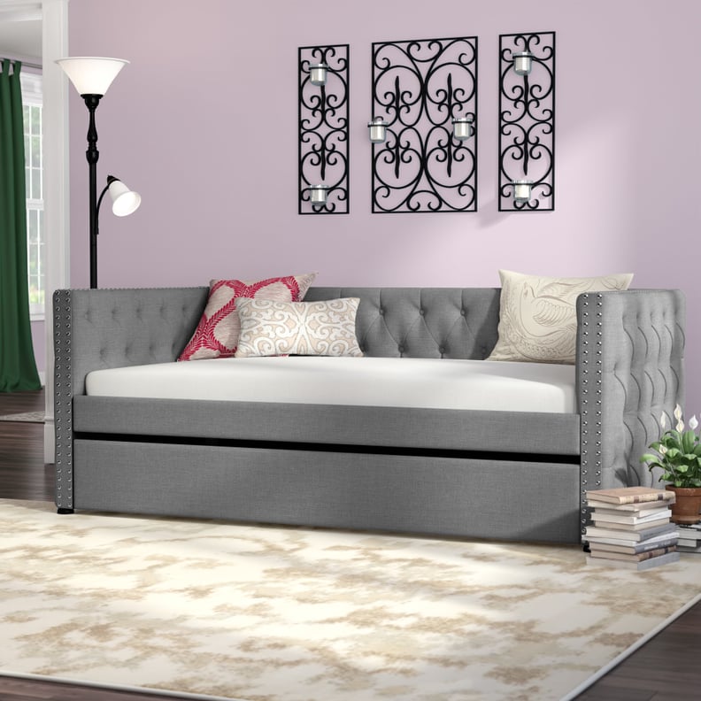 Dangelo Upholstered Twin Daybed with Trundle