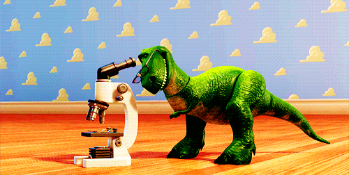 When Rex is the cutest dinosaur scientist of all time.