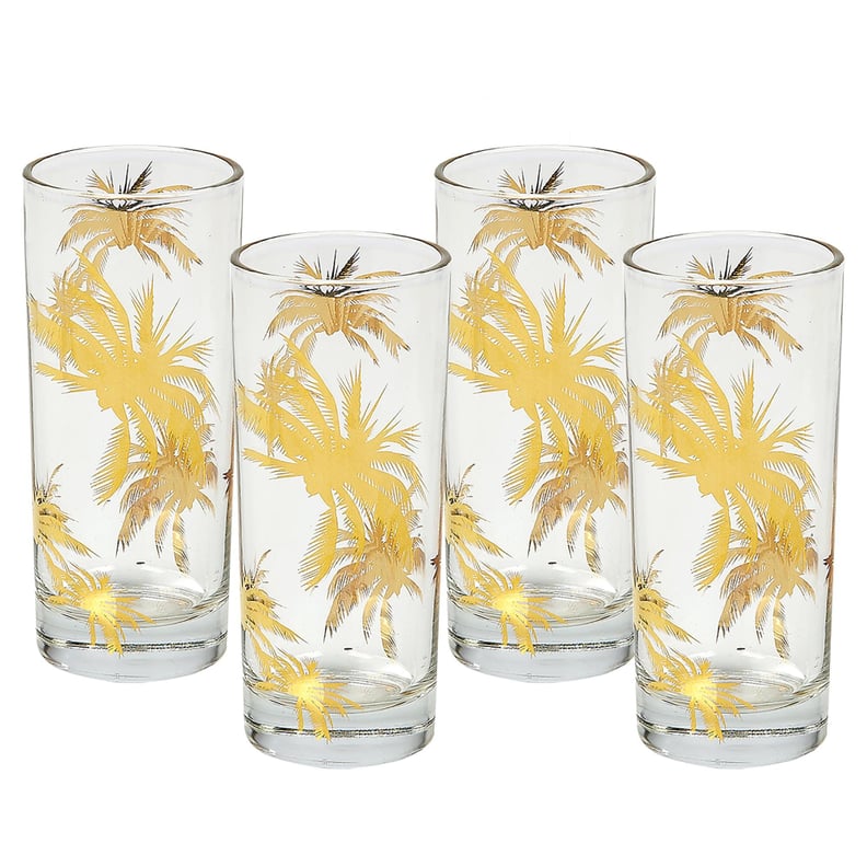 Impulse! Palm Tree Highball Glasses