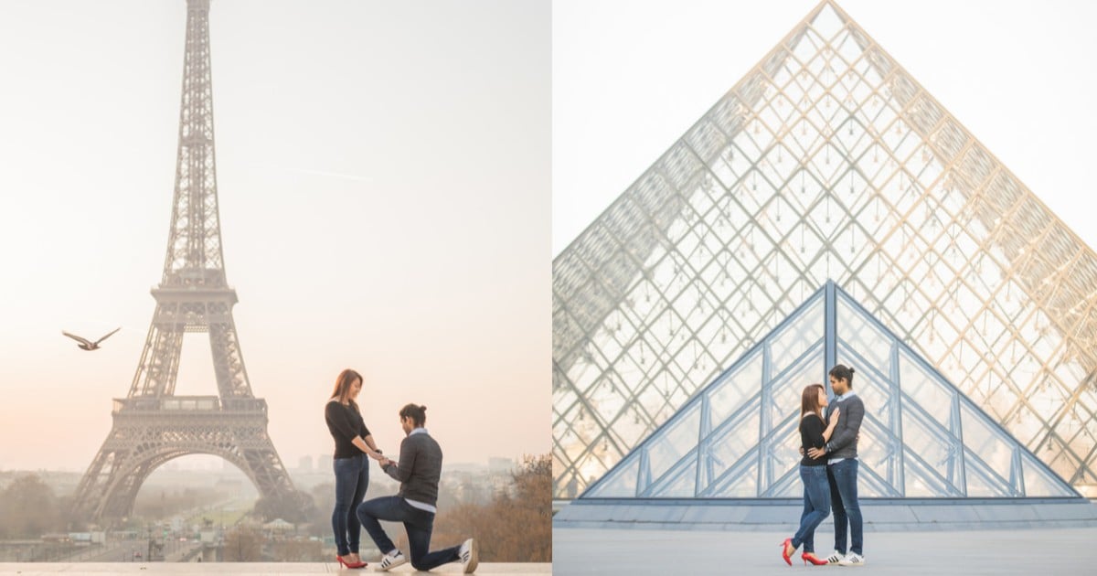 Eiffel Tower Proposal Popsugar Love And Sex