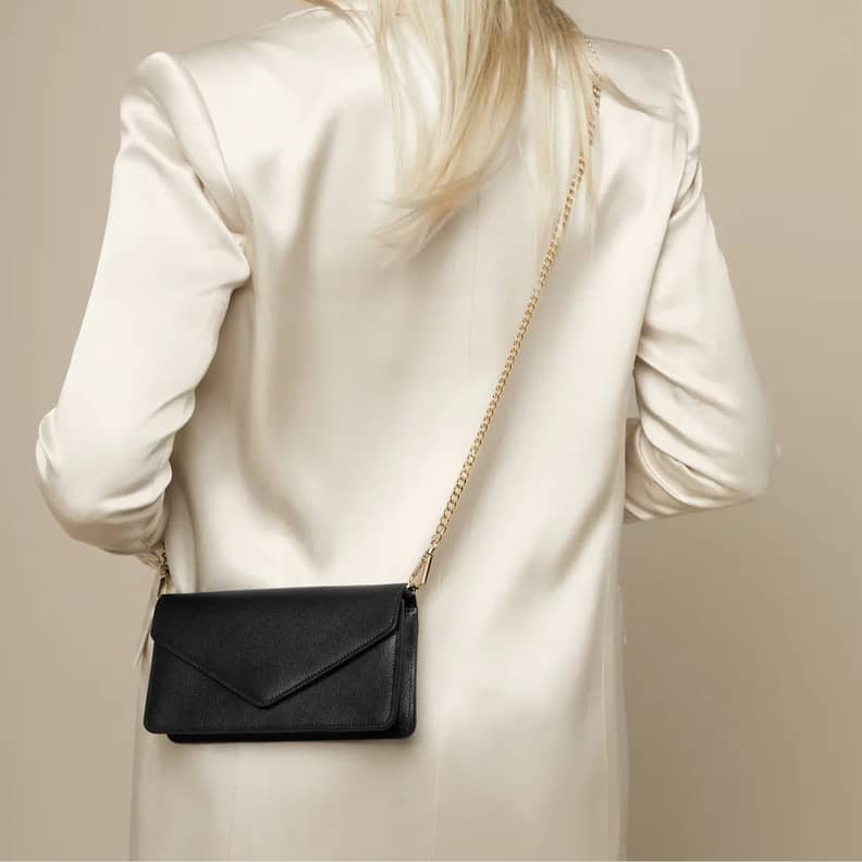 Burgundy Hard Leather Nia Bag | Luxury Designer Bags | Brandon Blackwood