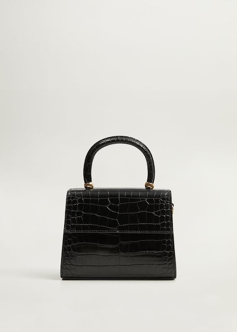 Mango Croc-Effect Bag