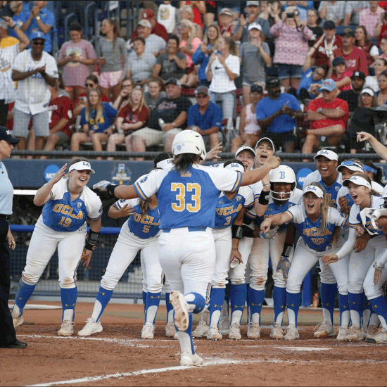 UCLA Softball Wins Game 1 of the College World Series