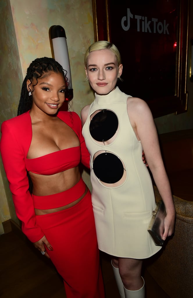 Halle Bailey and Julia Garner