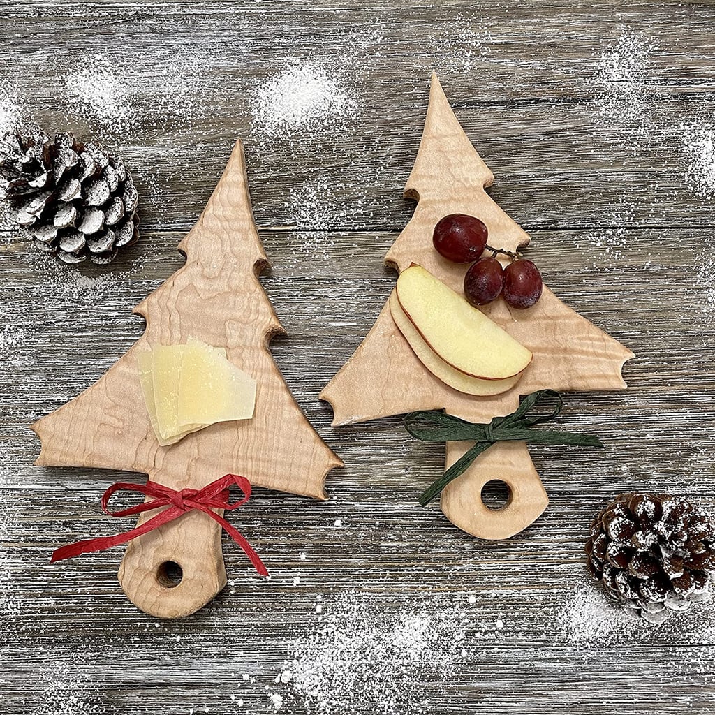 Quirky Party Accessories: Mindy Kaling x Specialty Wood Design Christmas Tree Cheese Board Set