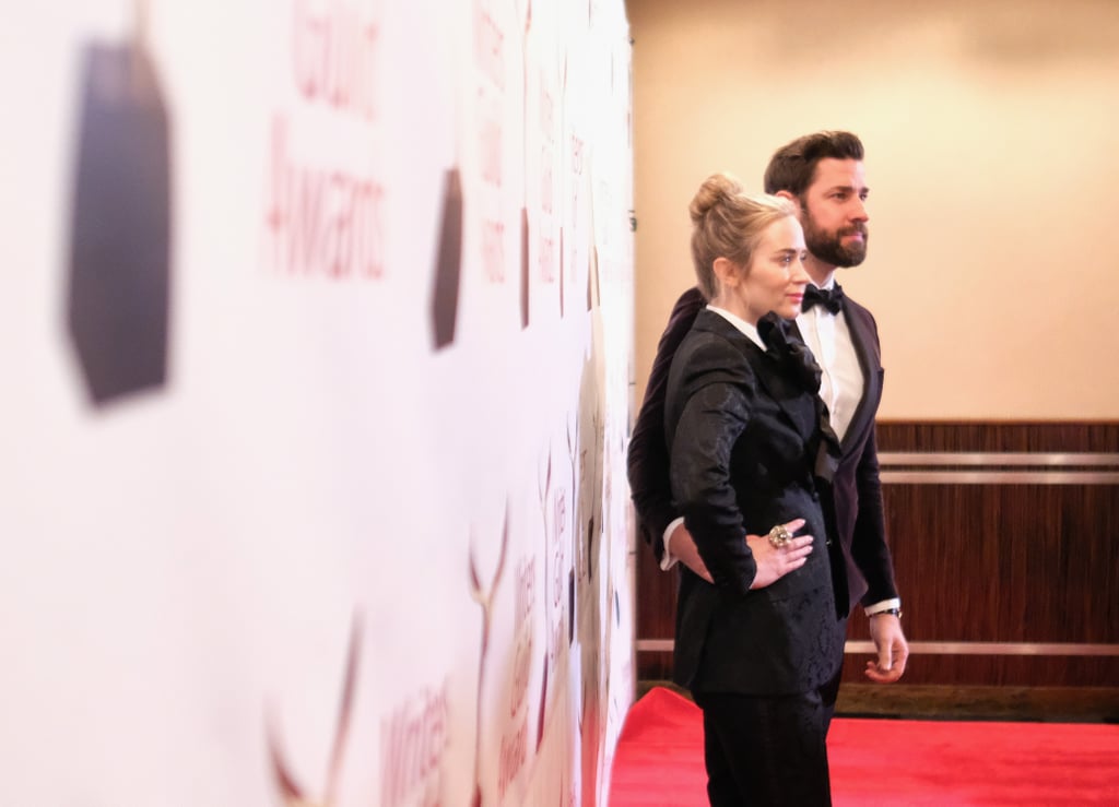 Emily Blunt and John Krasinski in Matching Tuxedos 2019