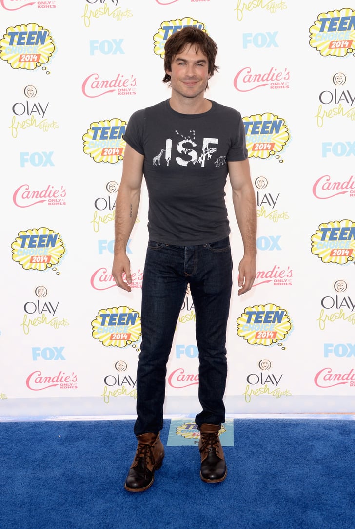 Ian Somerhalder Celebrities At The Teen Choice Awards 2014 Pictures 
