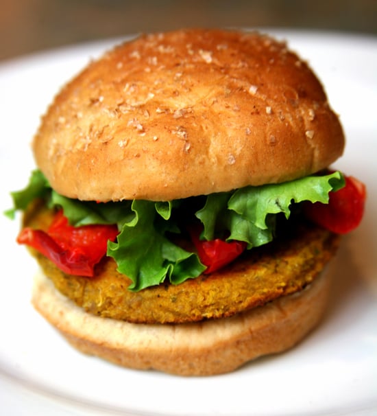 Spicy Chickpea Barley and Quinoa Veggie Burgers