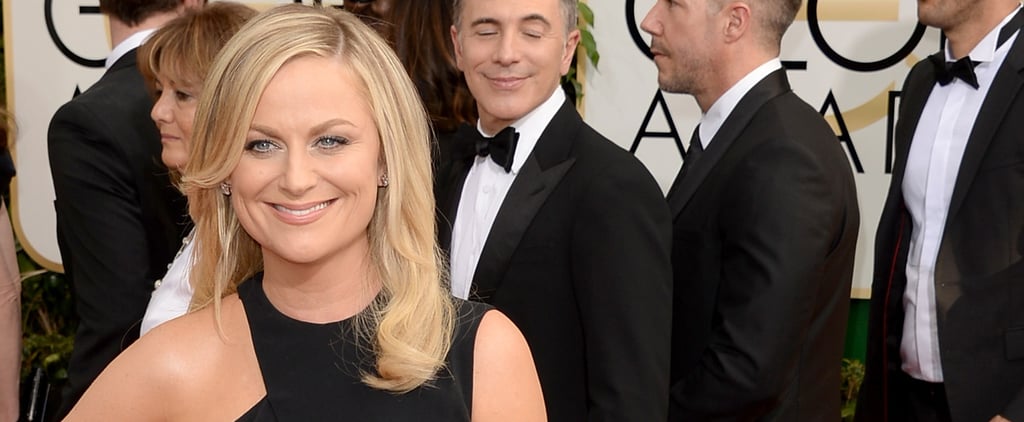 Amy Poehler Hair and Makeup at Golden Globes 2014