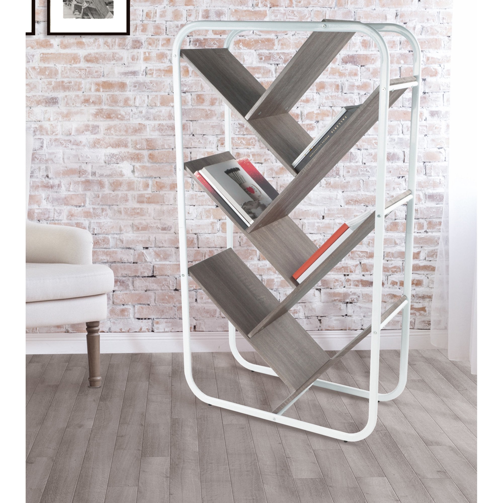 Mainstays Atelier Slope Display Decorative Shelf 41 Furniture