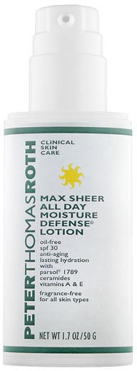 Peter Thomas Roth Max Sheer All Day Moisture Defense Lotion SPF 30 ($42)