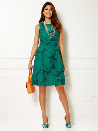 Eva Mendes Collection - Maria Striped Jacquard Dress ($80)