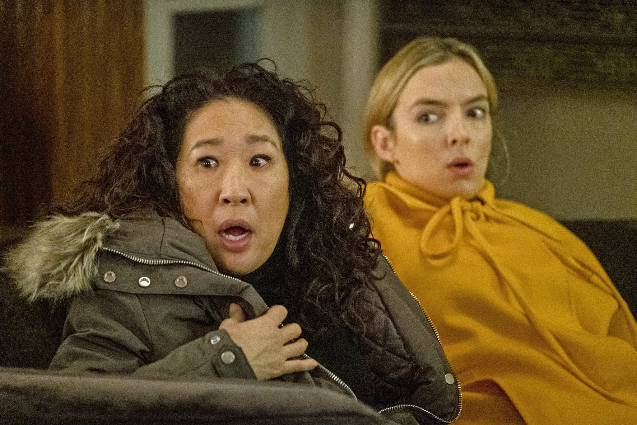 Sandra Oh as Eve Polastri, Jodie Comer as Villanelle - Killing Eve _ Season 3, Episode 8 - Photo Credit: Laura Radford/BBCAmerica/Sid Gentle