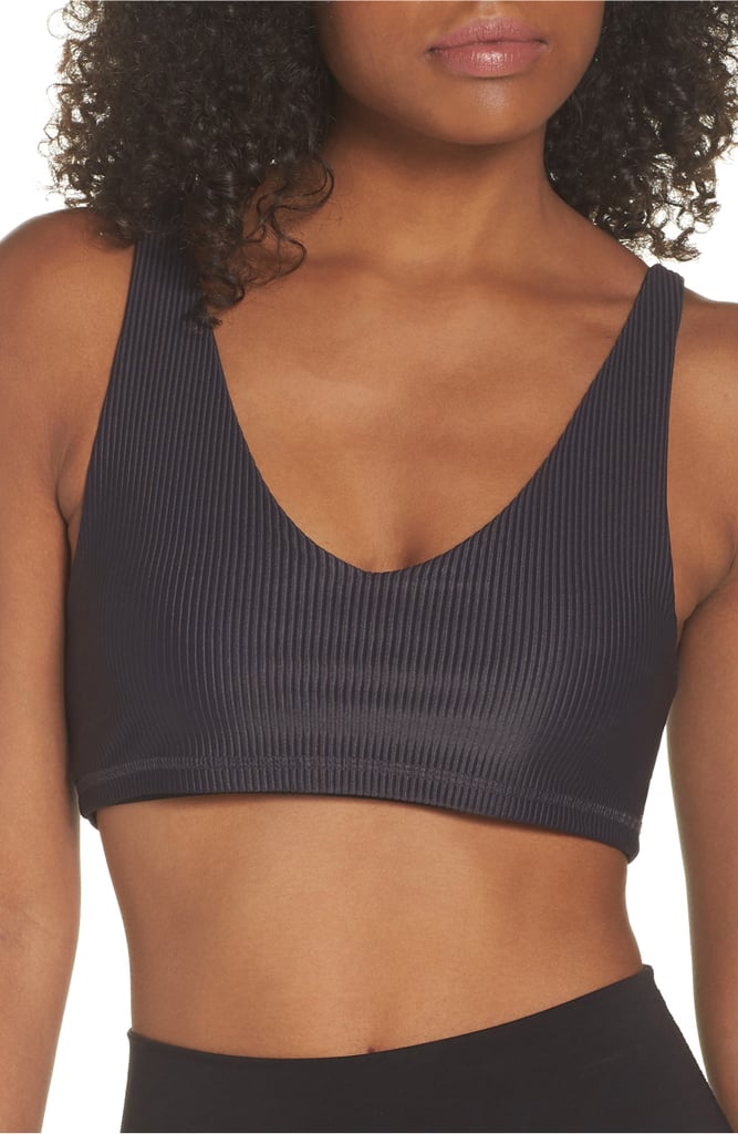 Spiritual Gangster Ribbed Plunge Sports Bra Sexy Sports Bras 2018