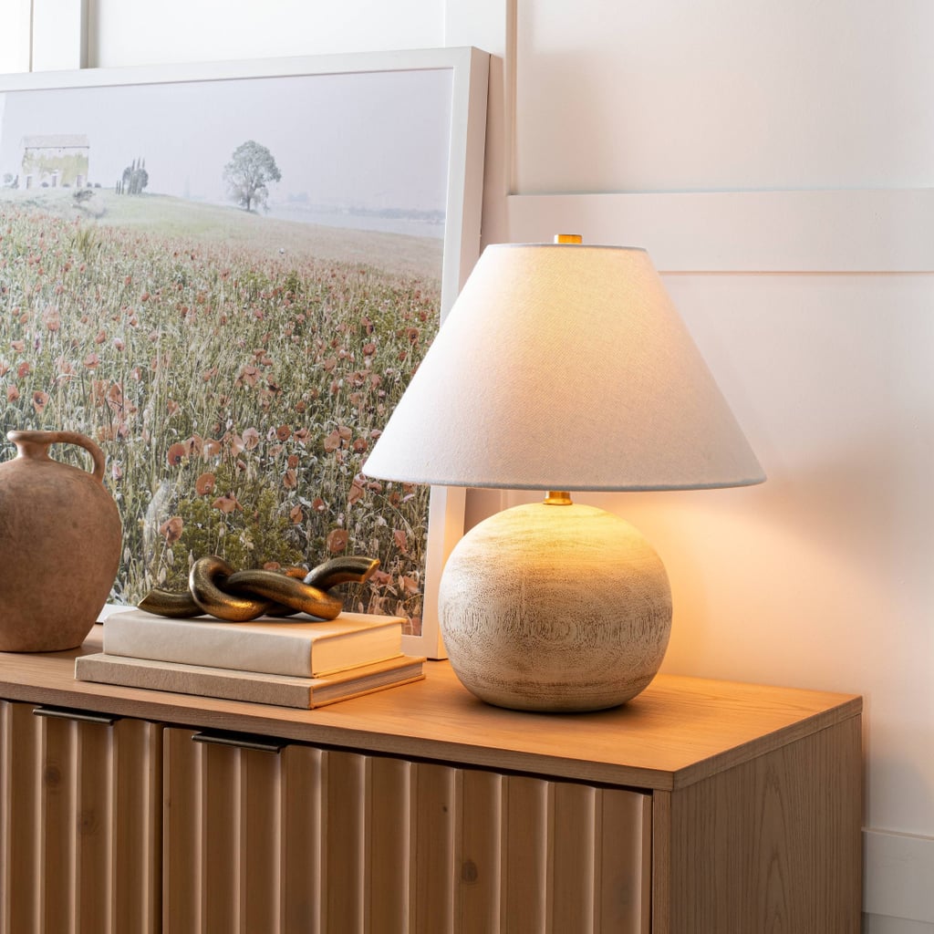 Best Living-Room Lamp: Medium Faux Wood Table Lamp