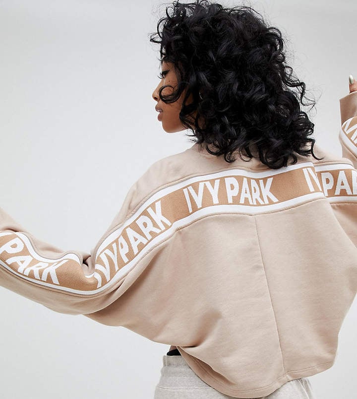 Ivy Park Cropped Sweatshirt With Taped Seams